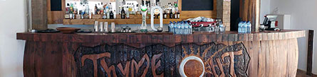 Thyme Out Bar in Alto Golf & Country Club, Algarve, Portugal
